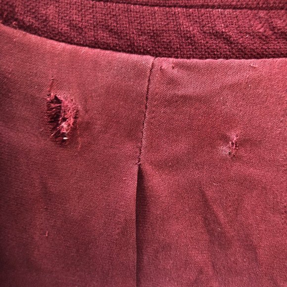 Helmut Lang Red Pixel Blazer Suit Jacket sz 4 - Picture 11 of 12